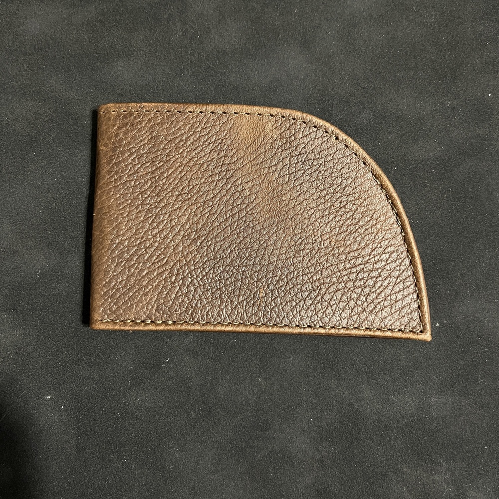 Rogue Industries Wallet Mens Brown Leather RFID Blocking Front Pocket USA Bifold